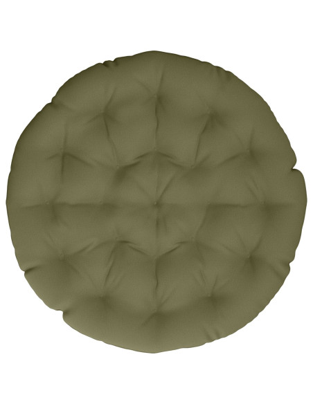 Cuscino per Sedia Papasan VIANEN 100% Poliestere Verde Oliva