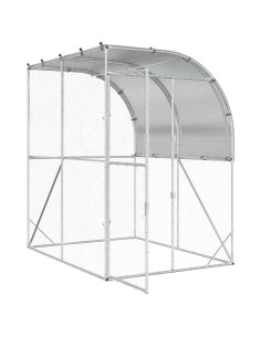 Pollaio Argento 200 x 200 x 215 cm Acciaio zincato 2