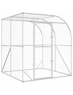Pollaio Argento 200 x 200 x 215 cm Acciaio zincato 2