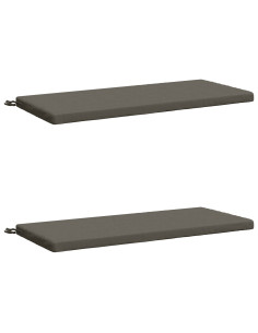 Cuscini per Panchina a 2 Pezzi SOEST 2 pz 100% Poliestere