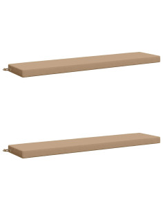 Cuscini per Panchina a 2 Pezzi SOEST 2 pz 100% Poliestere
