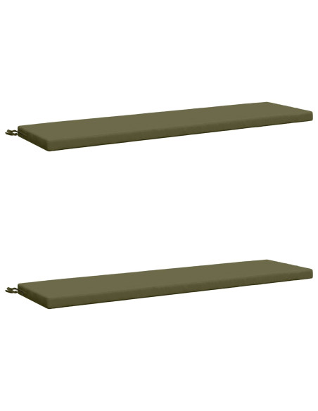 Cuscini per Panchina a 2 Pezzi SOEST 2 pz 100% Poliestere