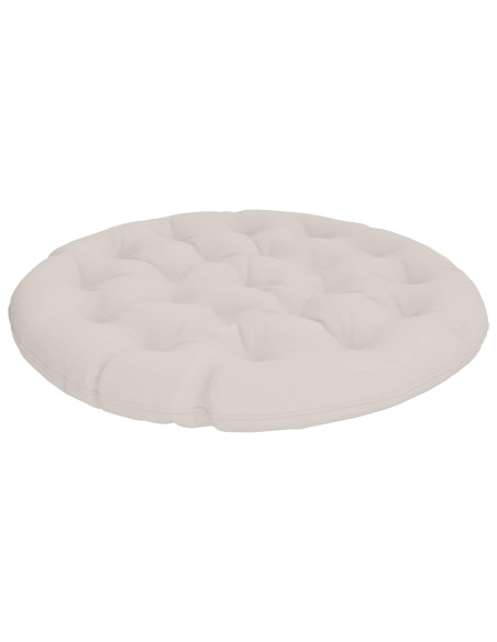Cuscino per Sedia Papasan VIANEN 100% Poliestere Bianco