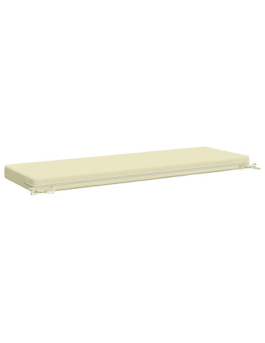 Cuscini per Panchina a 2 Pezzi SOEST 2 pz 100% Poliestere Crema