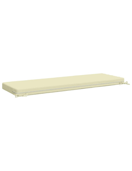 Cuscini per Panchina a 2 Pezzi SOEST 2 pz 100% Poliestere Crema