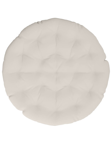 Cuscino per Sedia Papasan VIANEN 100% Poliestere Bianco