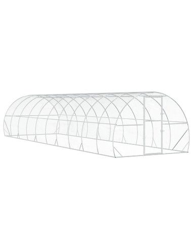 Pollaio Argento 1000 x 300 x 200 cm Acciaio zincato