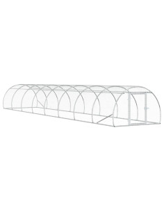 Pollaio Argento 800 x 150 x 100 cm Acciaio zincato
