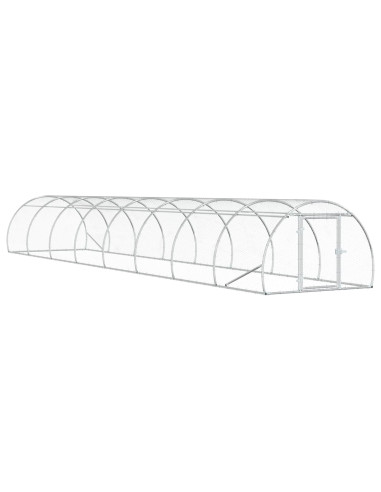 Pollaio Argento 800 x 150 x 100 cm Acciaio zincato