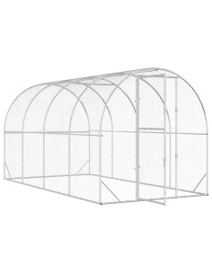 Pollaio Argento 400 x 200 x 200 cm Acciaio zincato 2