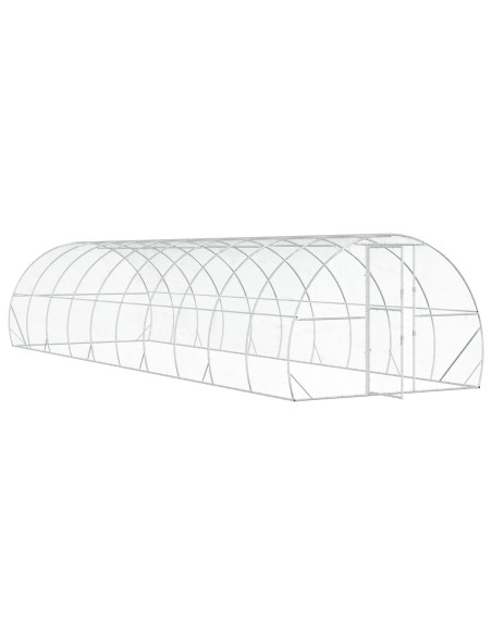 Pollaio Argento 1000 x 300 x 200 cm Acciaio zincato