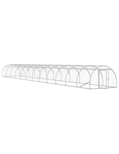 Pollaio Argento 1200 x 150 x 100 cm Acciaio zincato