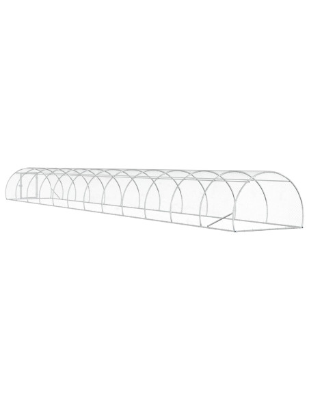 Pollaio Argento 1200 x 150 x 100 cm Acciaio zincato