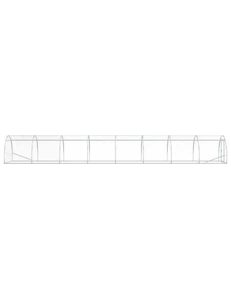 Pollaio Argento 800 x 150 x 100 cm Acciaio zincato