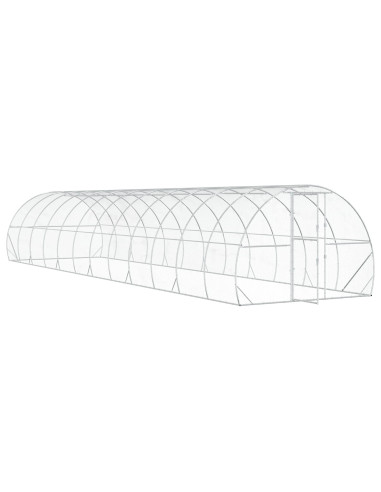 Pollaio Argento 1200 x 300 x 200 cm Acciaio zincato