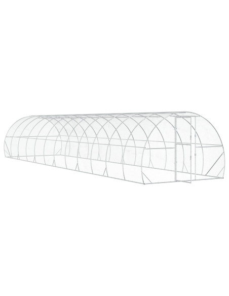 Pollaio Argento 1200 x 300 x 200 cm Acciaio zincato