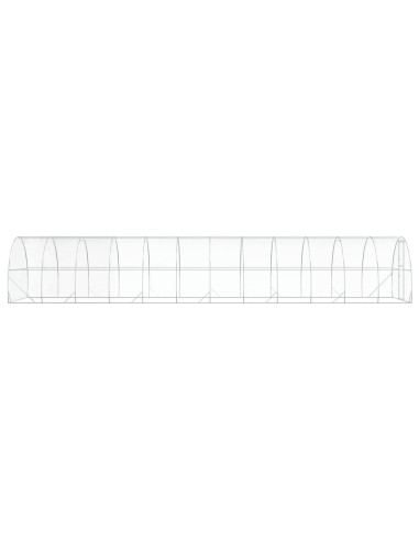Pollaio Argento 1200 x 300 x 200 cm Acciaio zincato