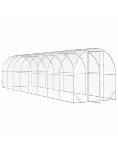 Pollaio Argento 800 x 200 x 200 cm Acciaio zincato 2