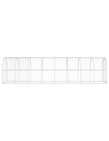 Pollaio Argento 800 x 200 x 200 cm Acciaio zincato