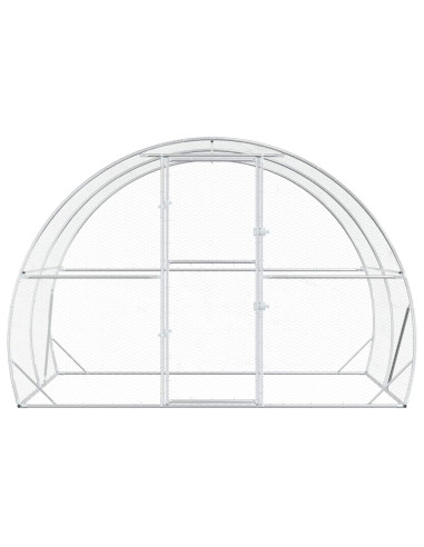 Pollaio Argento 200 x 300 x 200 cm Acciaio zincato