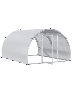 Pollaio Argento 200 x 150 x 100 cm Acciaio zincato 2