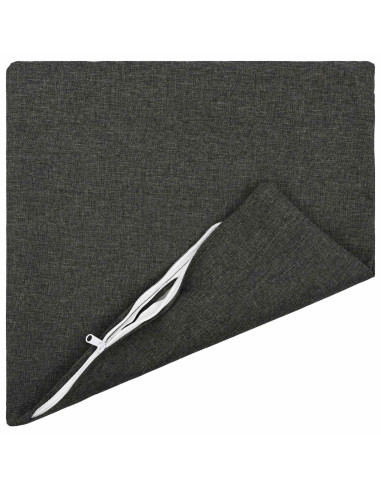 Federa 6 pcs HEERLEN Grigio Scuro 40 x 40 cm