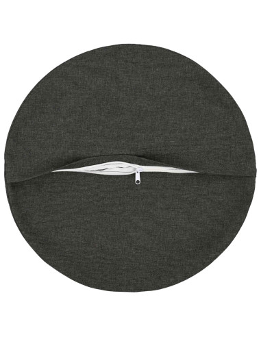 Federa 2 pcs HEERLEN Grigio Scuro Ø 40 cm