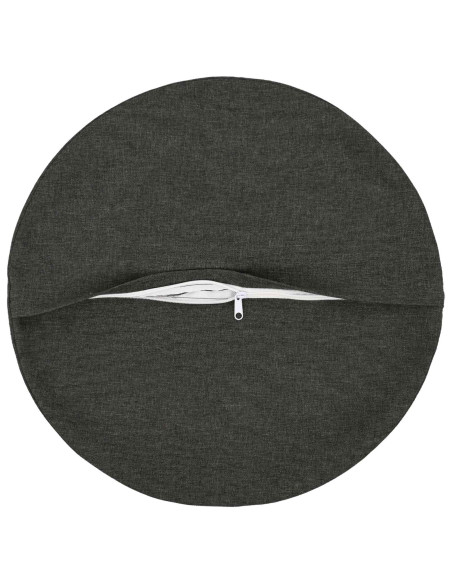 Federa 2 pcs HEERLEN Grigio Scuro Ø 40 cm