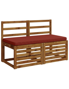 Cuscino per Panchina a 1 Pezzo VUGHT 100% Poliestere Rosso 2