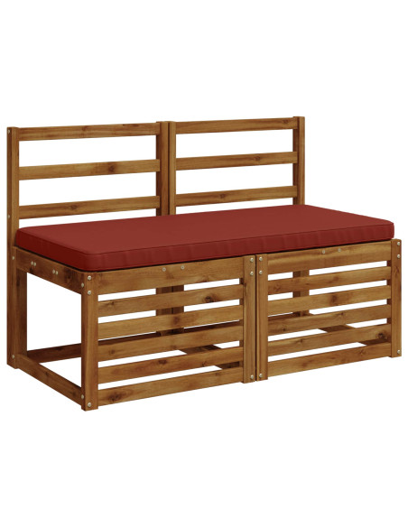 Cuscino per Panchina a 1 Pezzo VUGHT 100% Poliestere Rosso