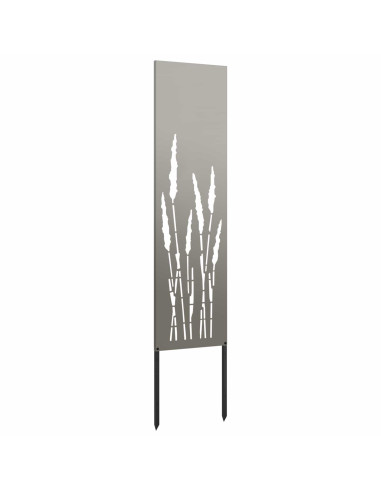 Schermo per privacy in giardino Traforo Ruggine 32 x 140 cm
