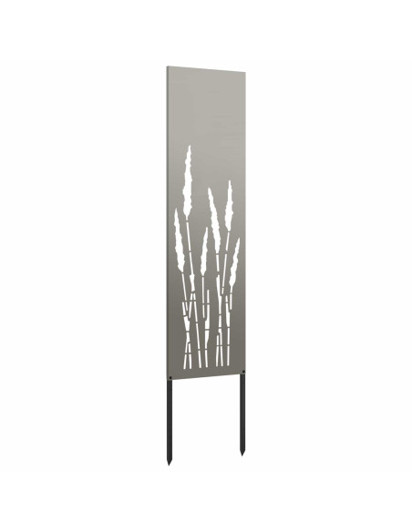 Schermo per privacy in giardino Traforo Ruggine 32 x 140 cm