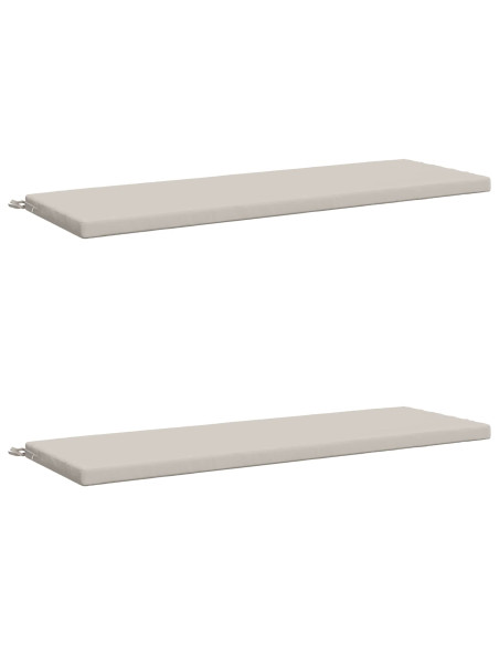Cuscini per Panchina a 2 Pezzi SOEST 2 pz 100% Poliestere