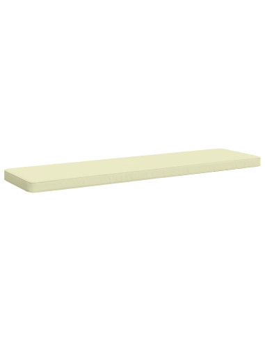 Cuscini per Panchina a 2 Pezzi VUGHT 2 pz 100% Poliestere Crema