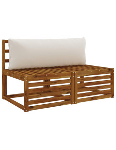 Cuscino per Schiena a 1 Pezzo PUTTEN 100% Poliestere Bianco 2