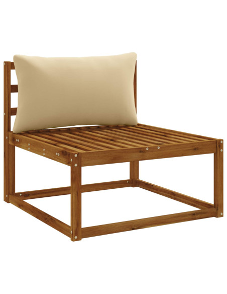 Cuscino per Schiena a 1 Pezzo PUTTEN 100% Poliestere Beige