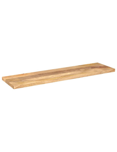 Piano per Tavolo 100x30x2,5cm Rettangolare Legno Massello Mango