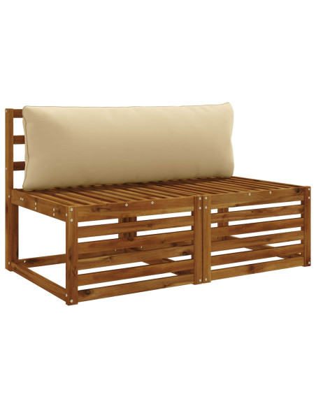 Cuscino per Schiena a 1 Pezzo PUTTEN 100% Poliestere Beige
