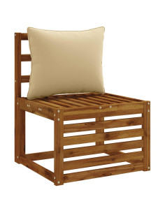 Cuscino per Schiena a 1 Pezzo PUTTEN 100% Poliestere Beige 2