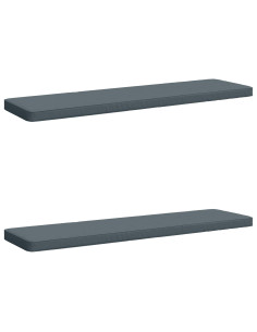 Cuscini per Panchina a 2 Pezzi VUGHT 2 pz 100% Poliestere Blu