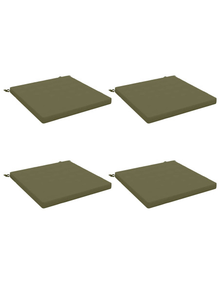 Cuscini per Sedia in 4 Pezzi SOEST 4 pz 100% Poliestere