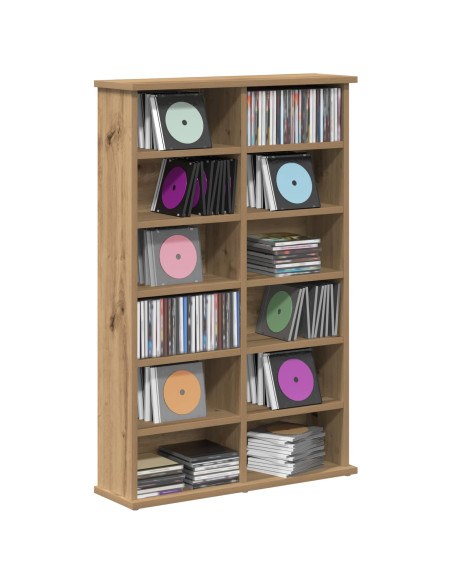 Mobile per CD Rovere Artigianale 60 x 17 x 92 cm