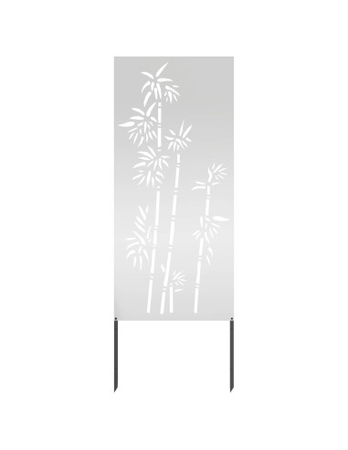 Schermo per privacy in giardino Floreale Argento 50 x 140 cm