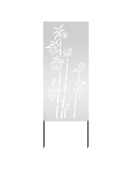 Schermo per privacy in giardino Floreale Argento 50 x 140 cm