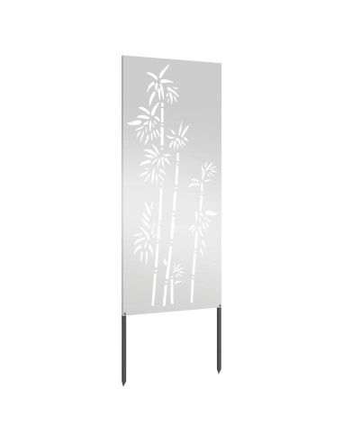 Schermo per privacy in giardino Floreale Argento 50 x 140 cm