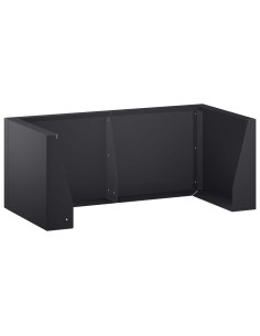 Muro di contenimento 8 pz 300 x 100 x 40 cm Acciaio Nero 2
