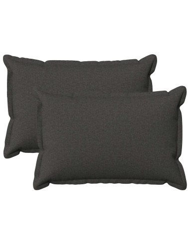 Federa 2 pz HOUTEN Grigio Scuro 30 x 50 cm Lino