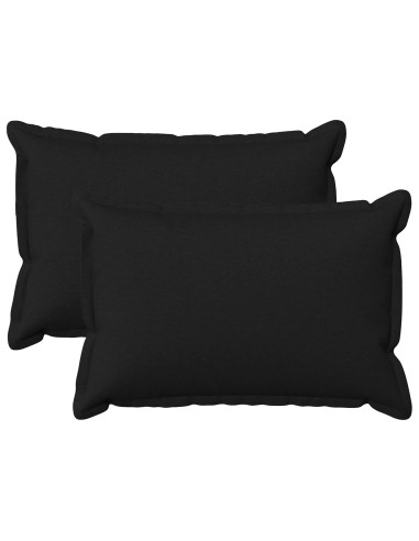 Federa 2 pcs HOUTEN Nero 30 x 50 cm Lino