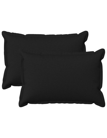 Federa 2 pcs HOUTEN Nero 30 x 50 cm Lino