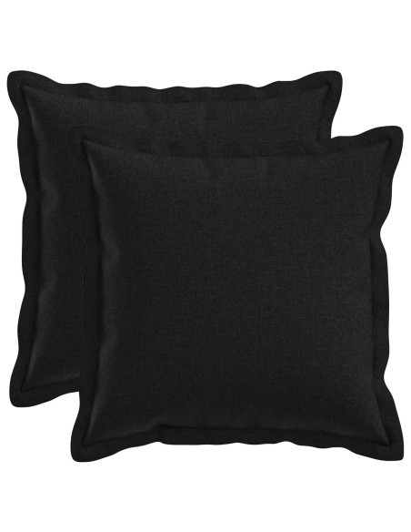 Federa 2 pcs HOUTEN Nero 35 x 35 cm Lino